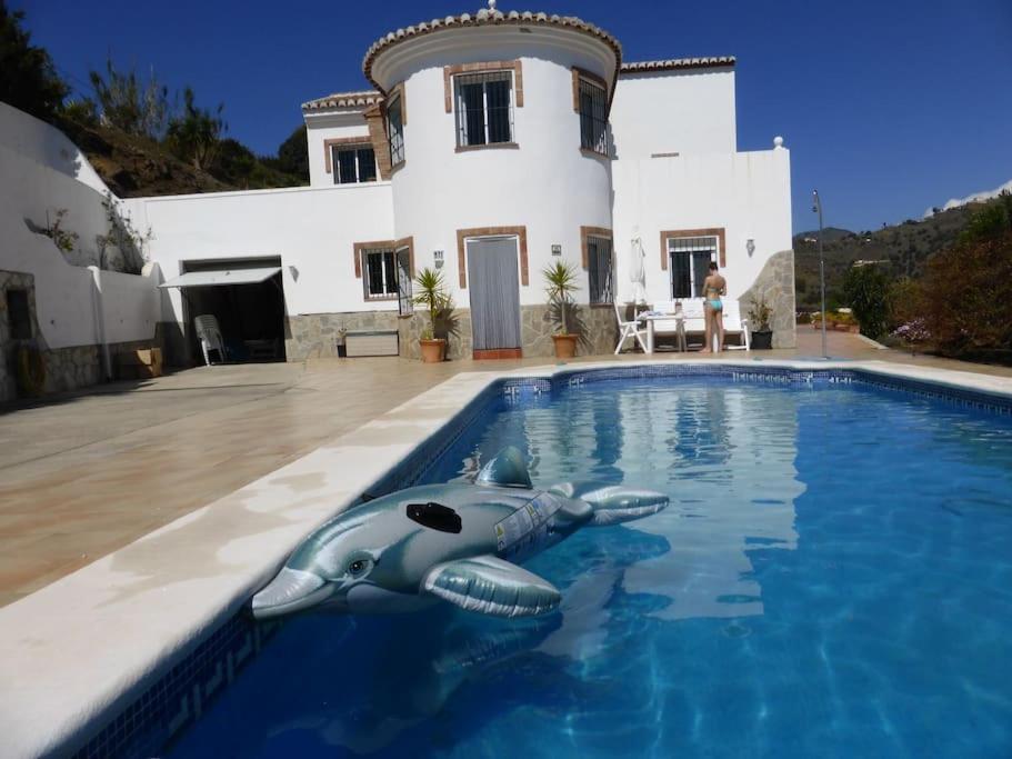 Countryside Private Apartment With Pool & Sea View Torrox Dış mekan fotoğraf